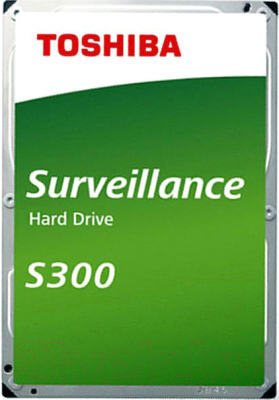 Жесткий диск Toshiba Surveillance Sata-III S300 10TB (HDWT31AUZSVA) - фото