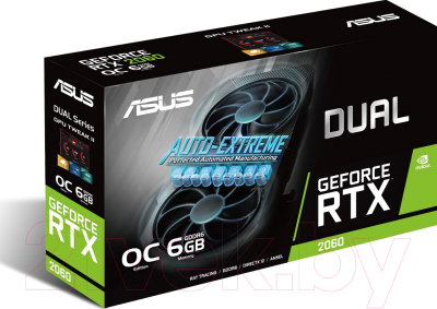 Видеокарта Asus DUAL-RTX2060-O6G-EVO