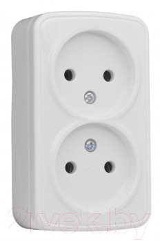 Розетка EKF Basic Минск-2 ОП 10А / EGR10-102-10