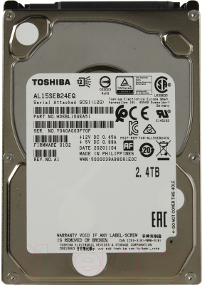 Жесткий диск Toshiba 2400GB (AL15SEB24EQ) - фото