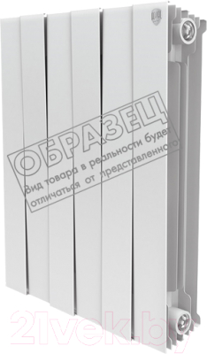 Радиатор биметаллический Royal Thermo PianoForte 500 Bianco Traffico (11 секций) - фото