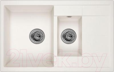 Мойка кухонная GRANULA GR-7802 (арктик) - фото