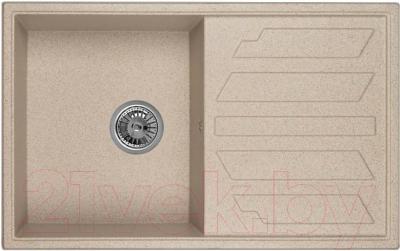 Мойка кухонная GRANULA GR-8002 (песочный) - фото