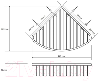 Мыльница Bemeta Cytro 146208322