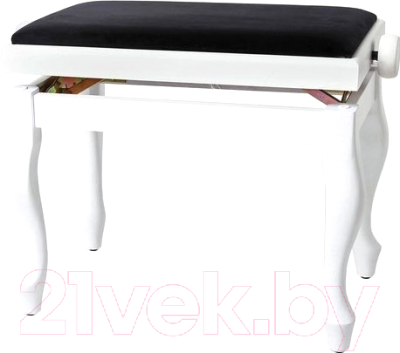 Стул для музыкантов Gewa Deluxe 130340 (white matt/black seat) - фото