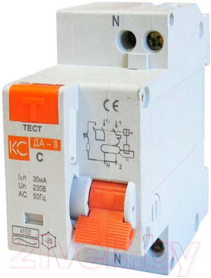Дифференциальный автомат КС 2Р 16/10 ДА-8 - фото