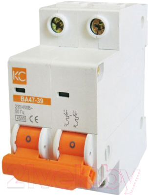 Выключатель автоматический КС ВА 47-39 2P 10А B / 80508 - фото