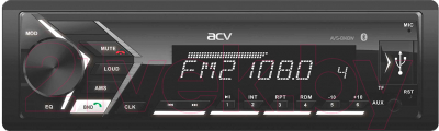 Бездисковая автомагнитола ACV AVS-814BW - фото