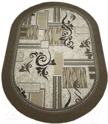 Ковер Белка Лайла Де Люкс Овал 15839 10834 - фото