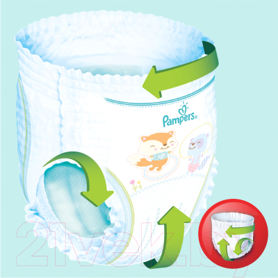 Подгузники-трусики детские Pampers Pants 6 Extra Large