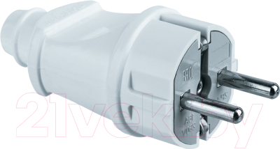 Вилка штепсельная Navigator NCA-PL02-16A-E-WH / 61359 - фото