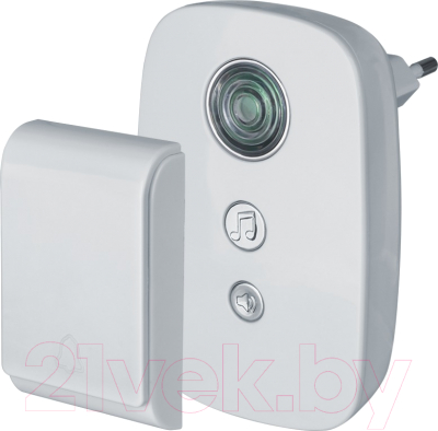 Электрический звонок Navigator NDB-D-AC02-1V1-WH / 61270  - фото