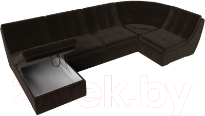 Диван П-образный Лига Диванов Холидей модульный / 101855