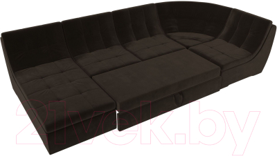 Диван П-образный Лига Диванов Холидей модульный / 101855