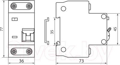 Дифференциальный автомат TDM SQ0202-0501