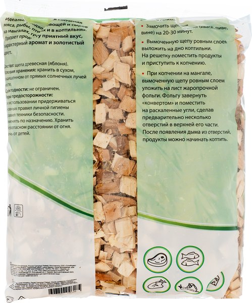 Щепа для копчения Palisad Яблоневая 69510