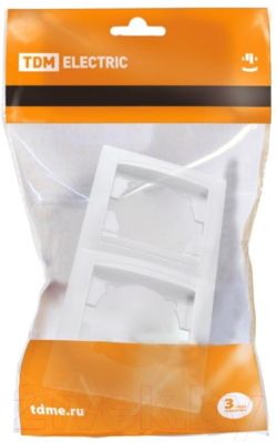 Рамка для выключателей и розеток TDM Лама SQ1815-0033