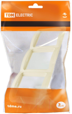 Рамка для выключателей и розеток TDM Валдай SQ1804-0120