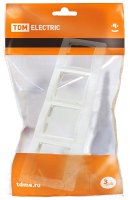 Рамка для выключателей и розеток TDM Таймыр SQ1814-0030