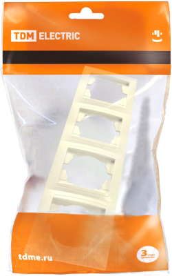 Рамка для выключателей и розеток TDM Лама SQ1815-0135