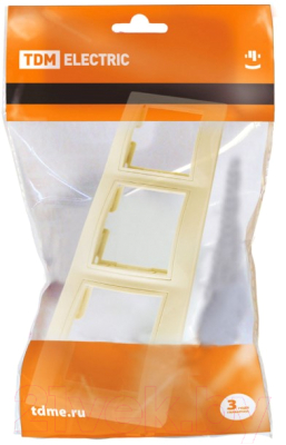 Рамка для выключателей и розеток TDM Таймыр SQ1814-0128