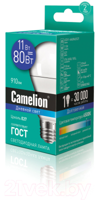 Лампа Camelion LED11-A60-865-E27 / 12651