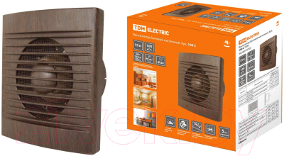 Вентилятор накладной TDM 100 С ЭКО-бук (SQ1807-0102) - фото