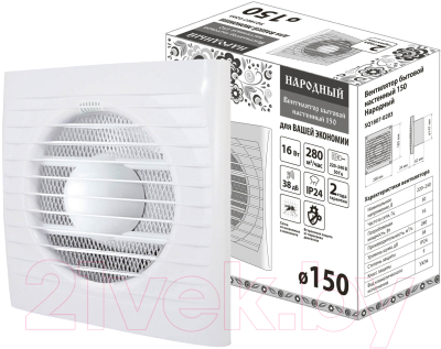 Вентилятор накладной TDM 150 Народный (SQ1807-0203)