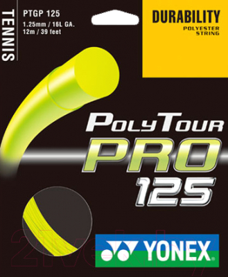 Струна для теннисной ракетки Yonex Polytour PRO 125 SET / PTGP125 - фото