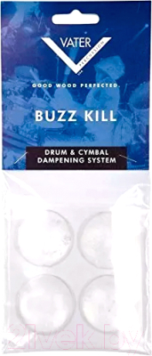 Демпфер для барабанного пластика Vater Buzz Kill Extra Dry / VBUZZXD - фото