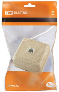 Розетка TDM Ладога SQ1801-0057