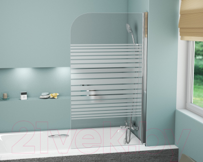 Стеклянная шторка для ванны Grossman GR-100P