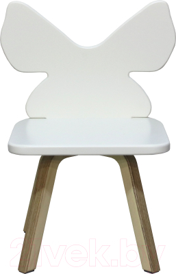 Стул детский Millwood Бабочка СТЛ-2 (белый/береза)