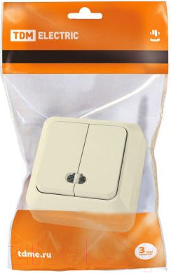 Выключатель TDM Ладога SQ1801-0008