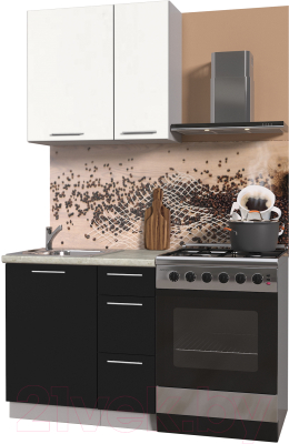 Готовая кухня Интерлиния Мила Пластик 0.8 А - фото