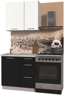 Готовая кухня Интерлиния Мила Пластик 0.9 А - фото