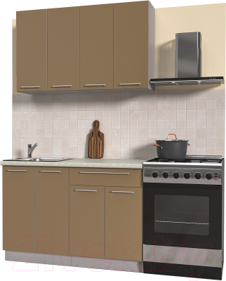 Готовая кухня Интерлиния Мила Пластик 1.2 А - фото