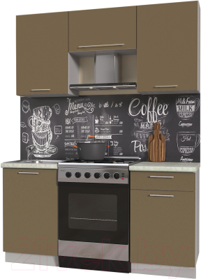 Готовая кухня Интерлиния Мила Пластик 1.6 А - фото