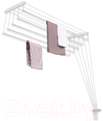 Сушилка для белья Comfort Alumin Group Потолочная 5 прутьев 190см