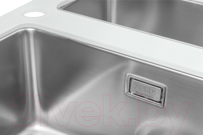 Мойка кухонная ZORG GS 6750-2 (белый)