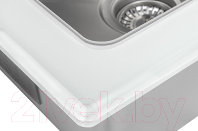 Мойка кухонная ZORG GS 6750-2 (белый)