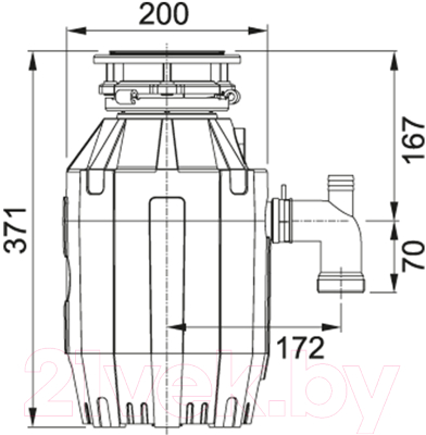 Измельчитель отходов Franke TE 75 (134.0535.241)