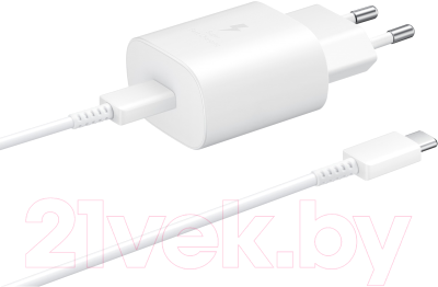 Зарядное устройство сетевое Samsung USB Type-C Power Delivery / EP-TA800XWEGRU - фото