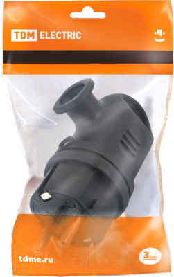 Вилка штепсельная TDM SQ0612-0004