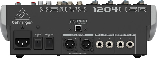 Микшерный пульт Behringer 1204USB