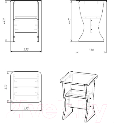 Табурет Гамма ТБ3 (лимба)
