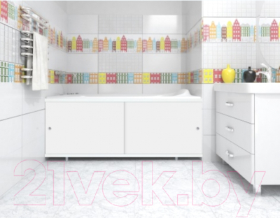 Экран для ванны МетаКам Ультра легкий Арт 1.48