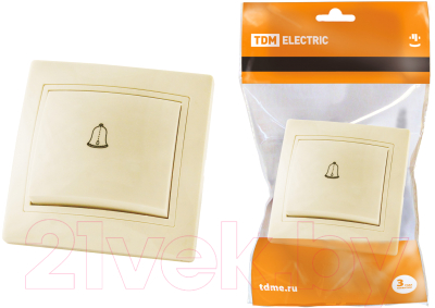 Кнопка звонка TDM Таймыр SQ1814-0109