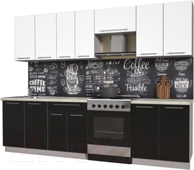 Готовая кухня Интерлиния Мила Пластик 2.7 А - фото