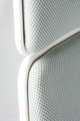 Кресло офисное Norden IQ / CX0898H-0-53 (белый пластик/серая ткань)